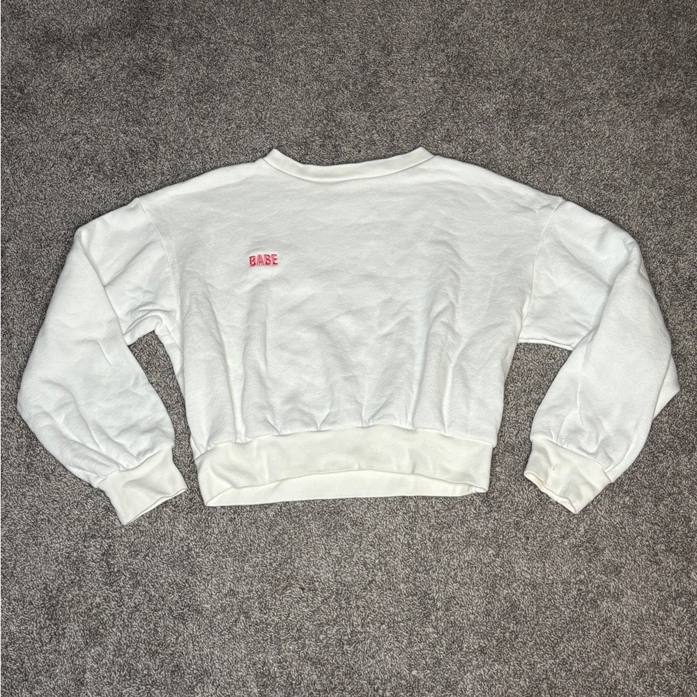 Babe Cropped Crewneck